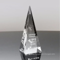 Obelisk Trophy Crystal Shield Crown Award Pyramid Crystal Paperweight